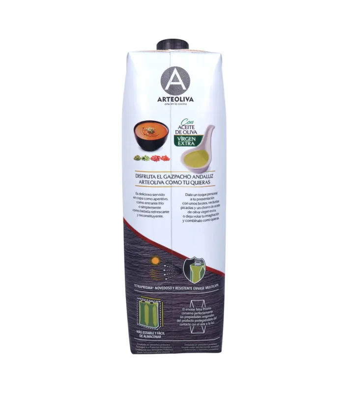 Gazpacho andaluso Arteoliva 1 L | Hello Spain