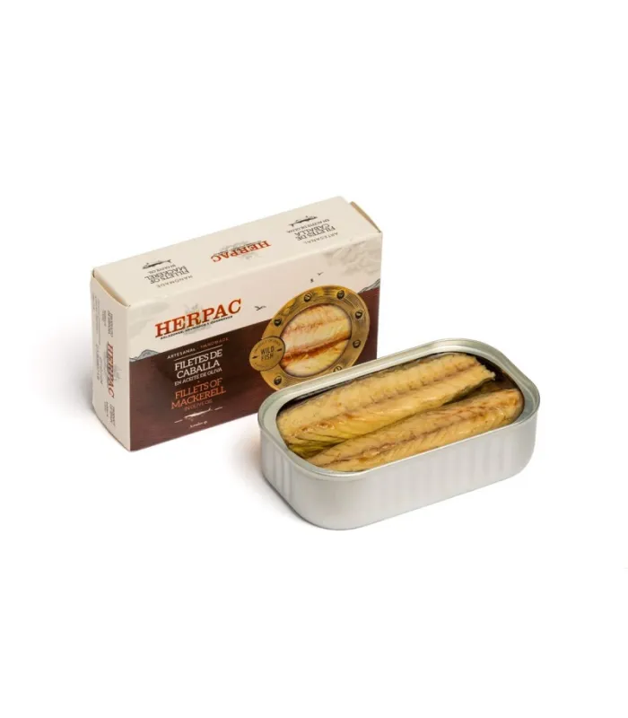 Filetti di sgombro in olio Herpac 125 g | Hello Spain