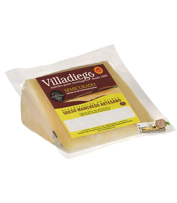 Manchego Semistagionato Villadiego 250 g | Hello Spain