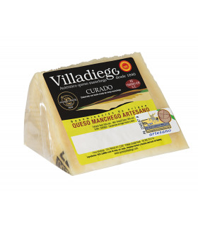 Queso Manchego de leche cruda curado Villadiego 250 gr