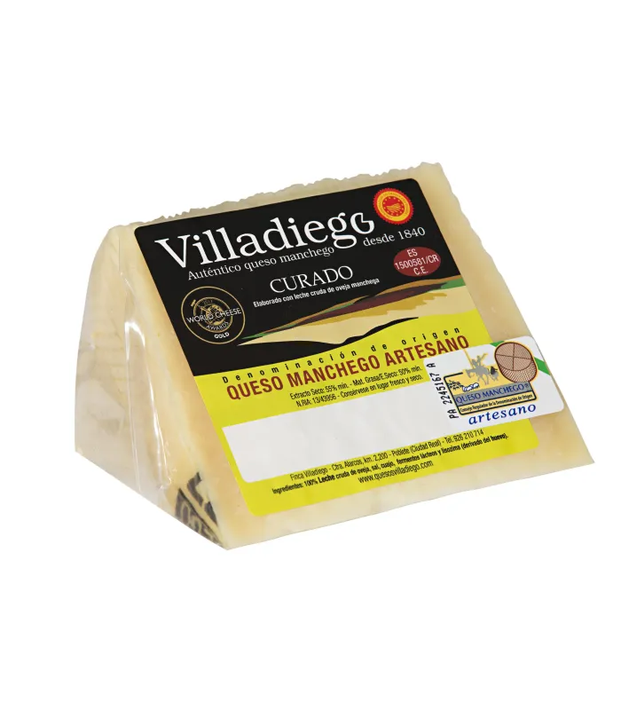 Manchego Stagionato Villadiego 250 g | Hello Spain