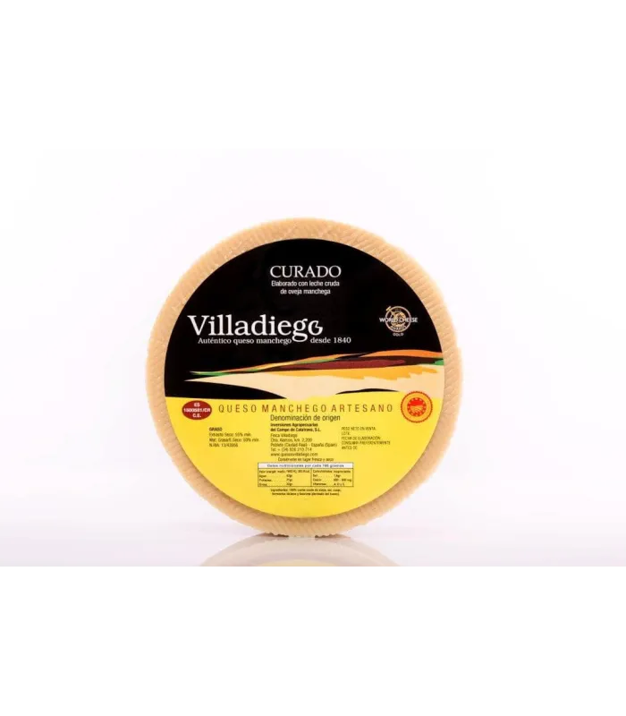 Manchego Stagionato Villadiego 1 kg | Hello Spain