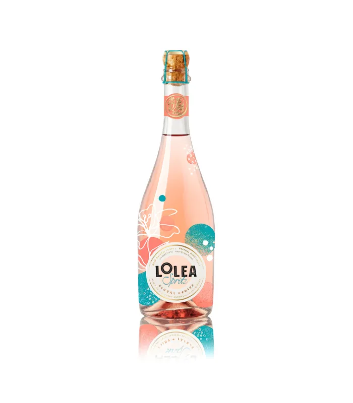 Lolea Floral Spritz – Aperitivo mediterráneo con vino rosado espumoso, naranja sanguina y flor de azahar | 750 ml