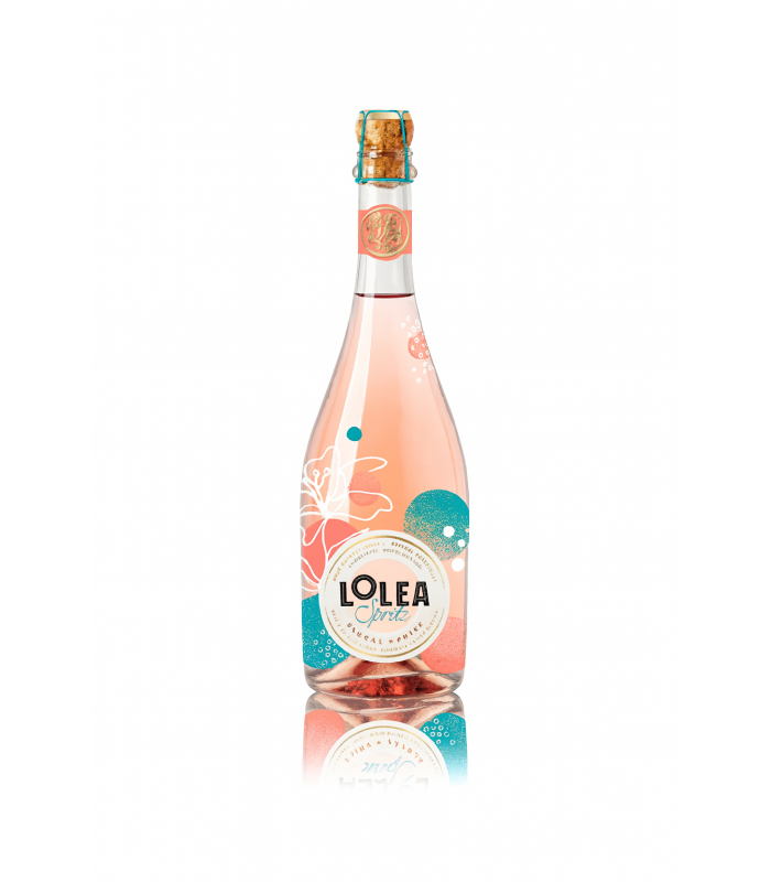 Lolea Floral Spritz – Mediterranean aperitif with sparkling rosé wine, blood orange & orange blossom | 750 ml