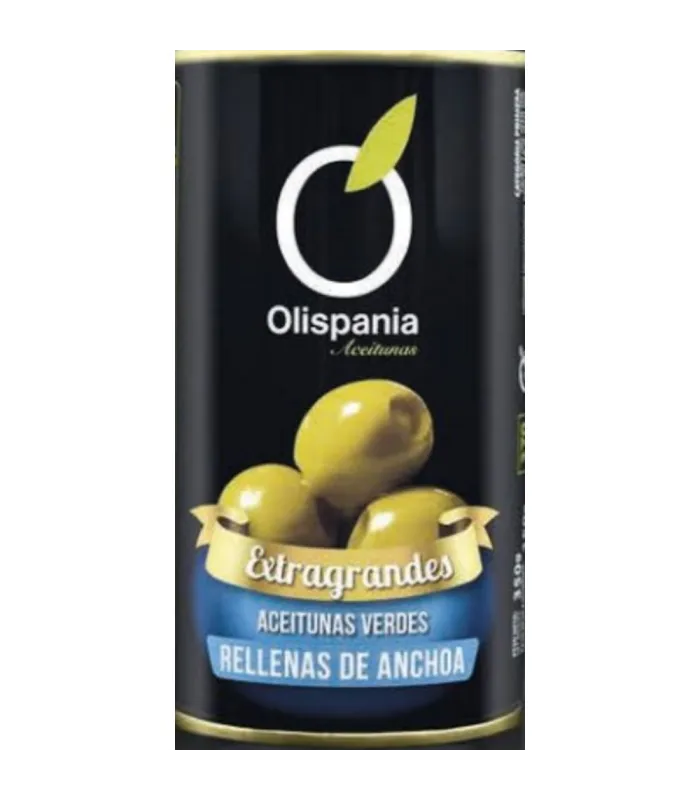 Olive verdi ripiene di acciuga 350 g | Hello Spain