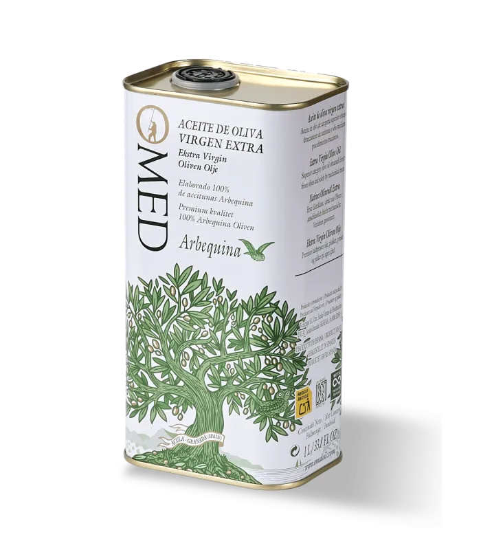 Olio Arbequina O-MED 1 L | Hello Spain