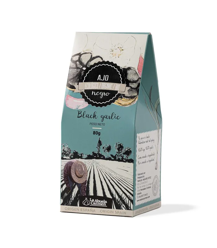 Aglio nero Bio La Abuela Carmen 80 g | Hello Spain