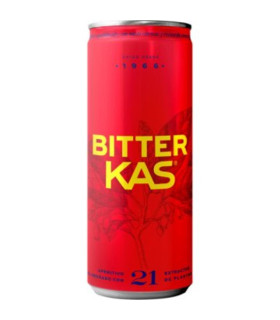 Bitter Kas 8 Cans 33 cl - Spanish Non-Alcoholic Aperitif