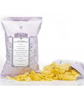 Kartoffelchips mit Himalayasalz San Nicasio