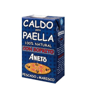 Caldo Paella de Pescado Brüe für Paella mit Fisch