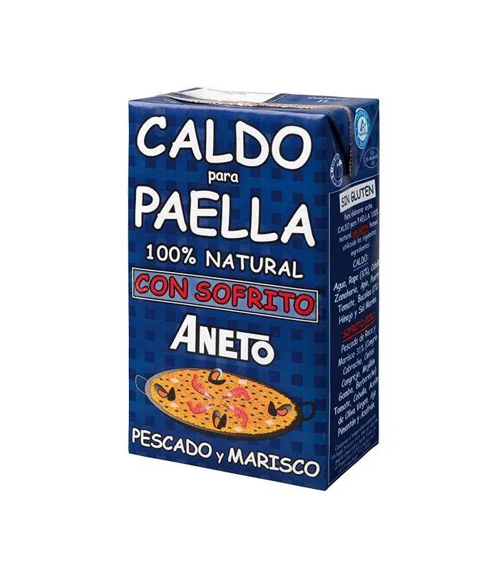 Caldo Paella de Pescado Brüe für Paella mit Fisch