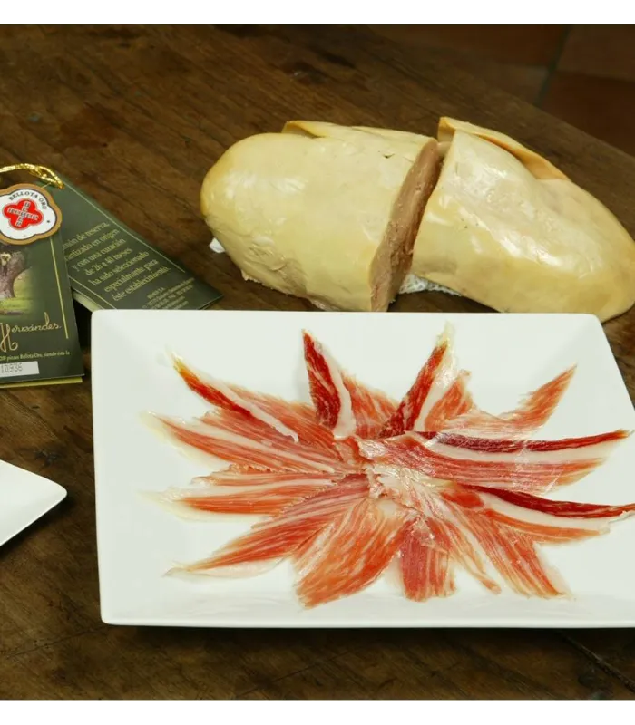 Jamón "Pata Negra" 100% Ibérico Bellota - Pata Negra Bellota Schinken Beher