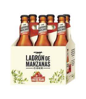 Ladrón de Manzanas Cider Frutos Rojos 6 Flaschen 25cl