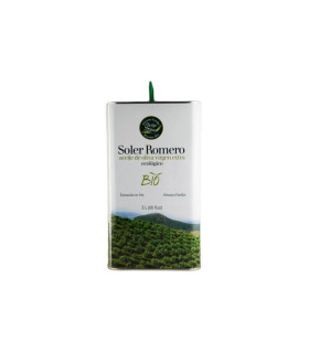 Olio EVO Picual Bio Soler Romero 3 L | Hello Spain