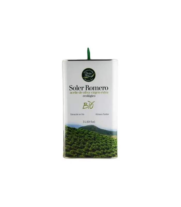 Olio EVO Picual Bio Soler Romero 3 L | Hello Spain