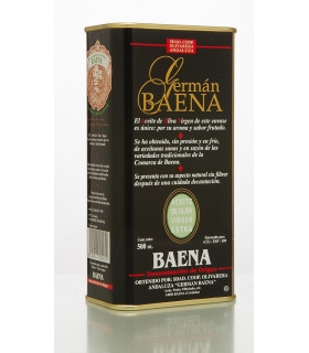 Olio EVO non filtrato Germán Baena D.O.P. Baena 500 ml