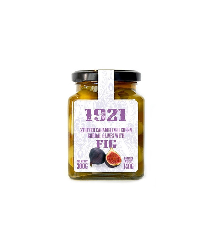 Olives caramélisées farcies aux figues