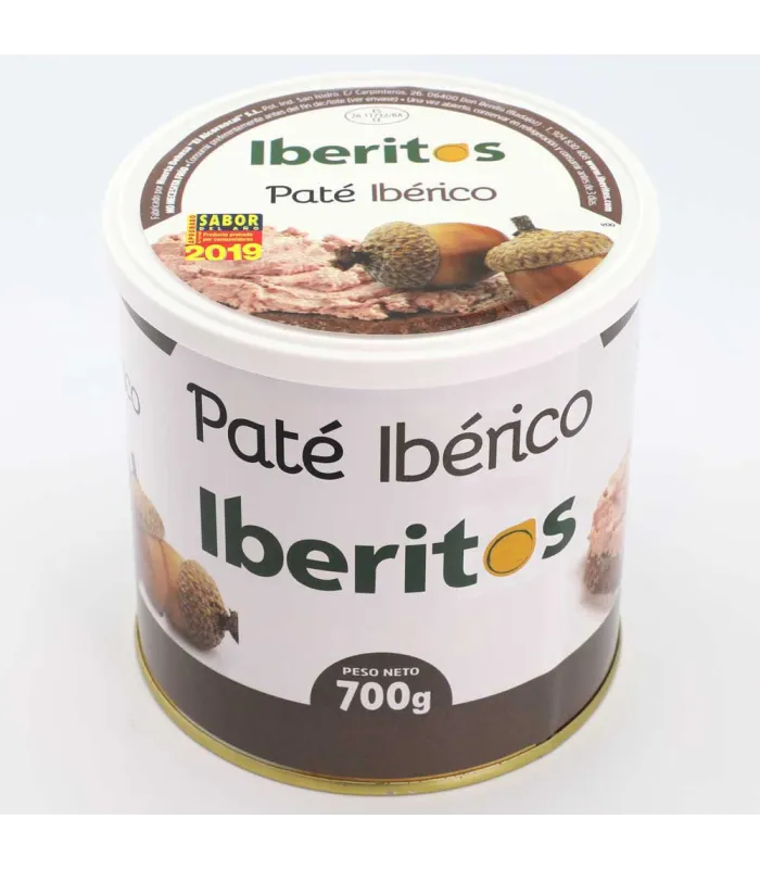 Paté iberico Iberitos 700 g | Hello Spain
