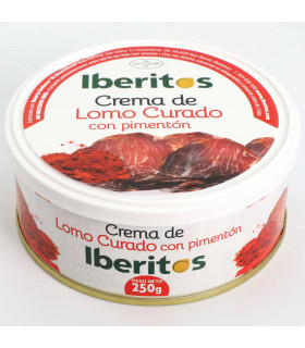 Crema de lomo curado con pimenton Iberitos 250 gr