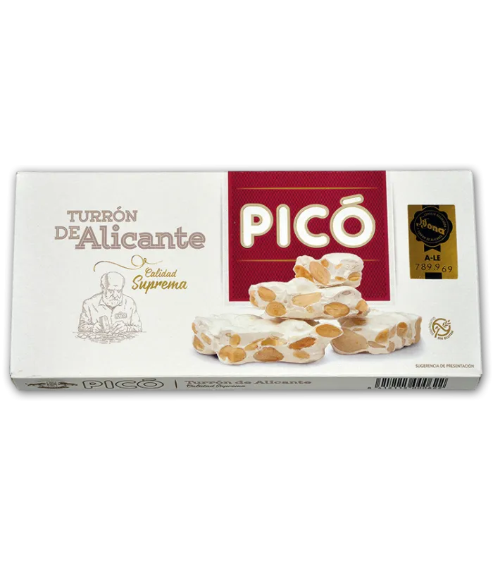 Turrón de Alicante Picó | torrone duro spagnolo