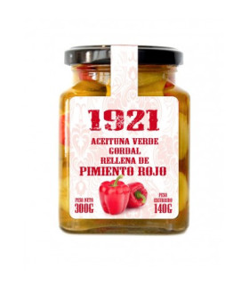 Olive Gordal ripiene di peperone rosso Gerialsa