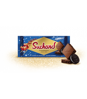 Turron de chocolate con Oreo Suchard