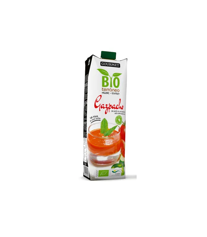 Gazpacho biologico Bioterraneo 1 L | Hello Spain