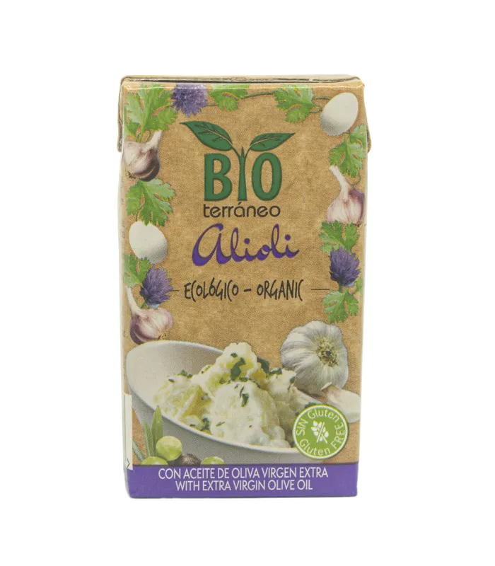 Alioli biologico Bioterraneo 125 ml | Hello Spain